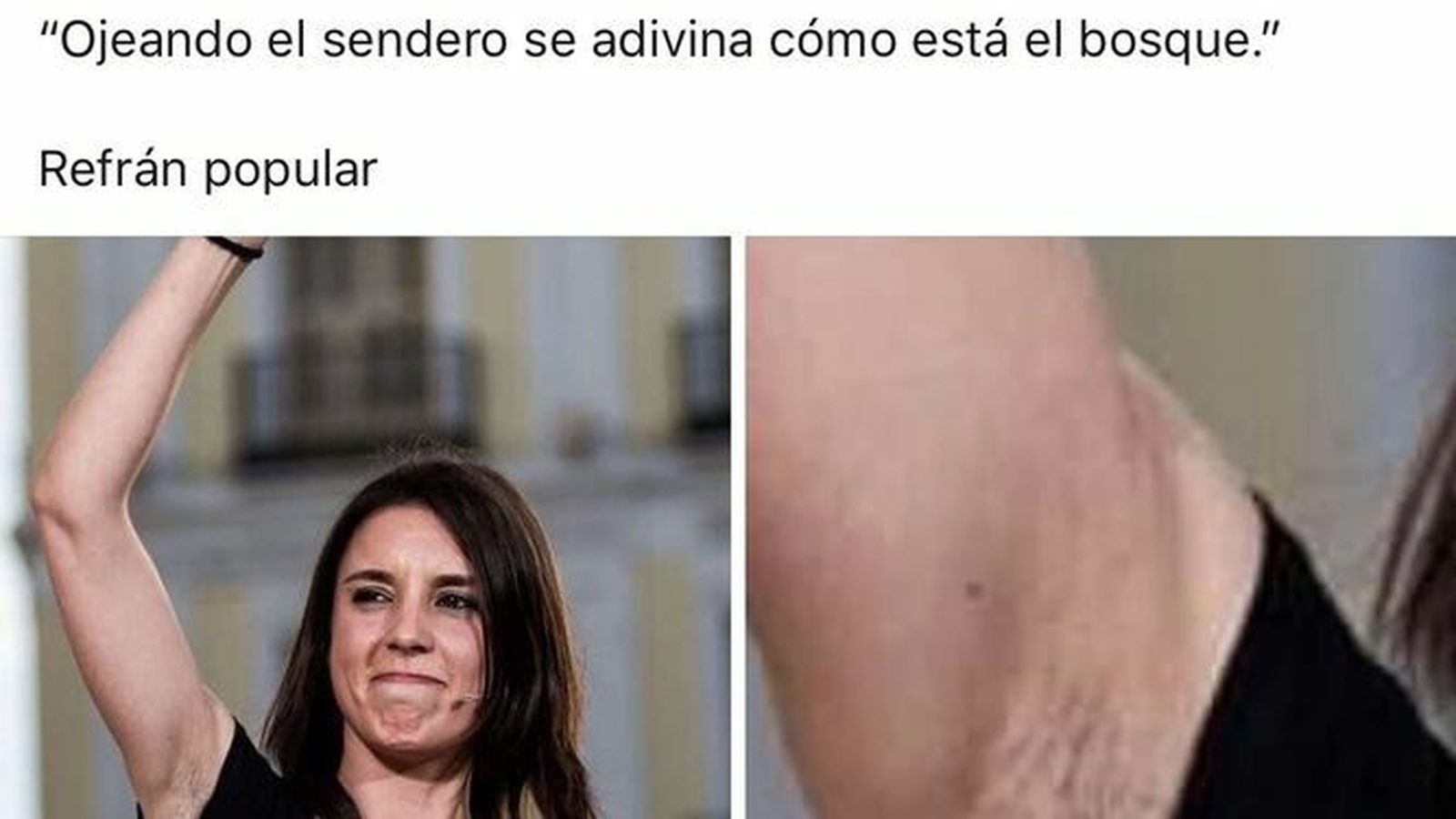 El comentario de Juan Carlos Robles sobre Irene Montero