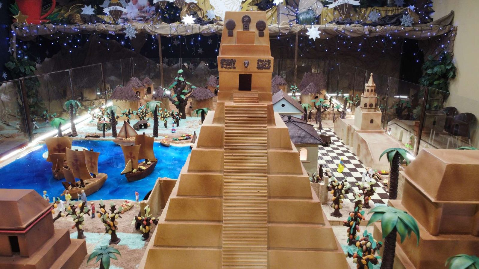 Belén de chocolate de Rute.