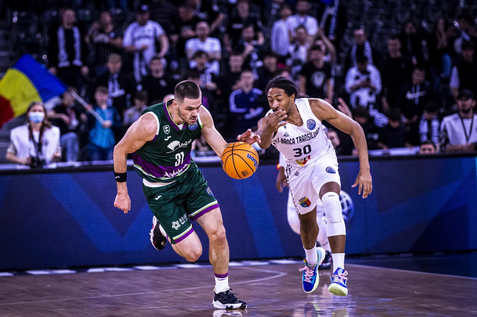 Galería: El Cluj Napoca - Unicaja, en imágenes