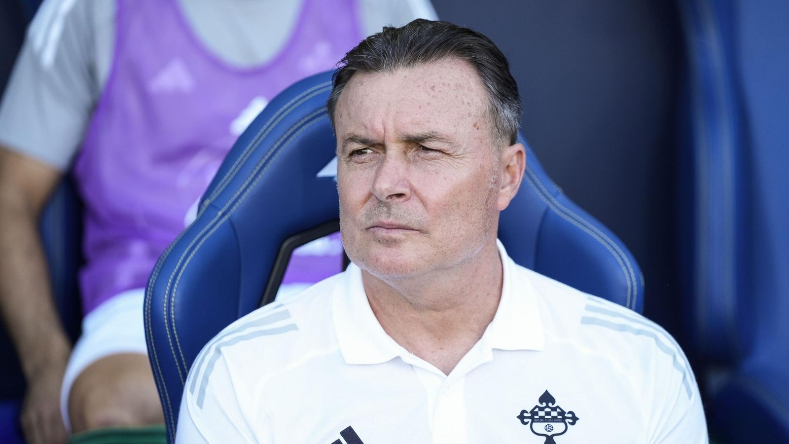 Cristóbal Parralo, el entrenador del Racing de Ferrol.