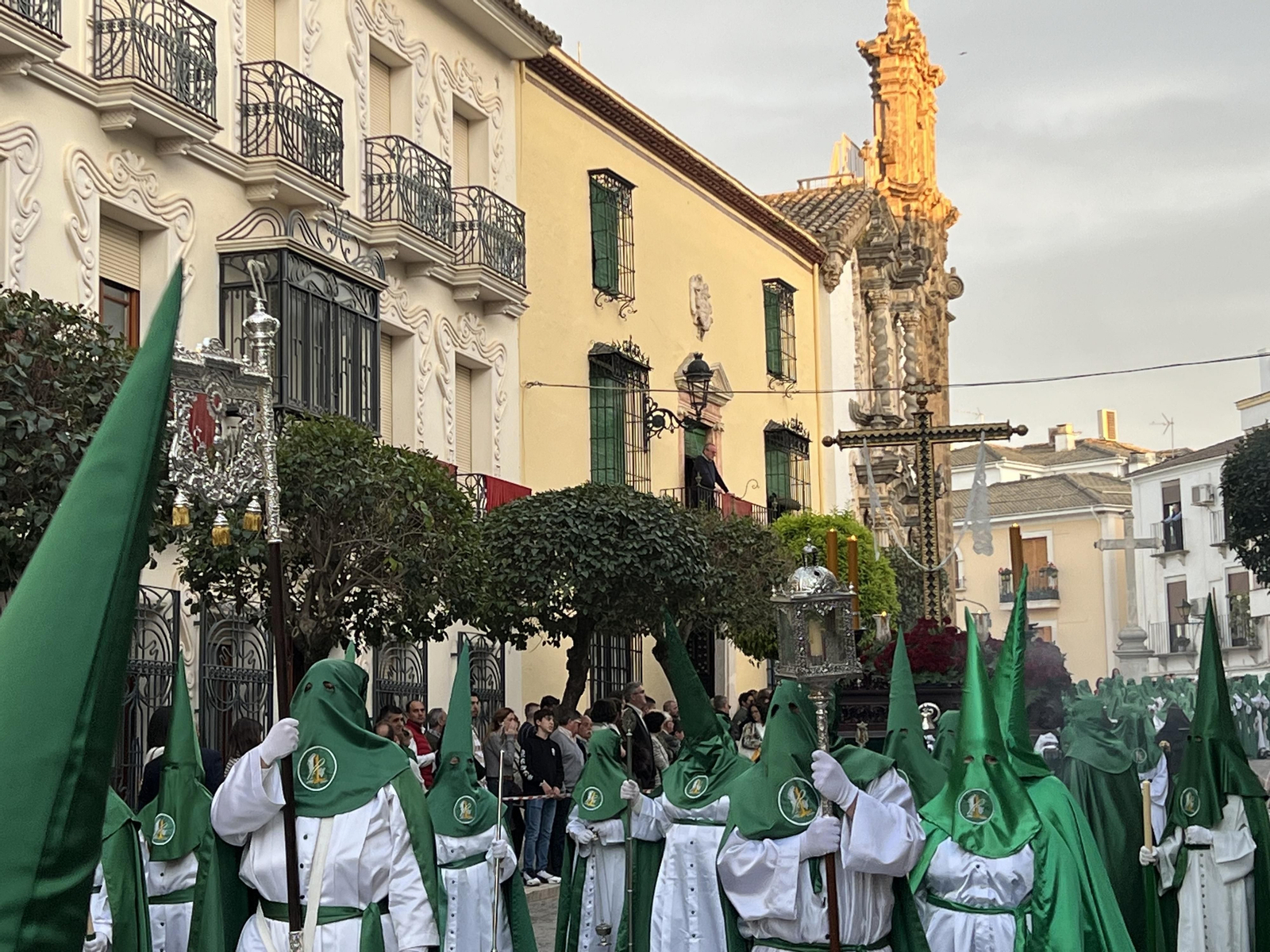 Jueves Santo en Priego de Córdoba:  La procesión de Jesús en la Columna, en imágenes