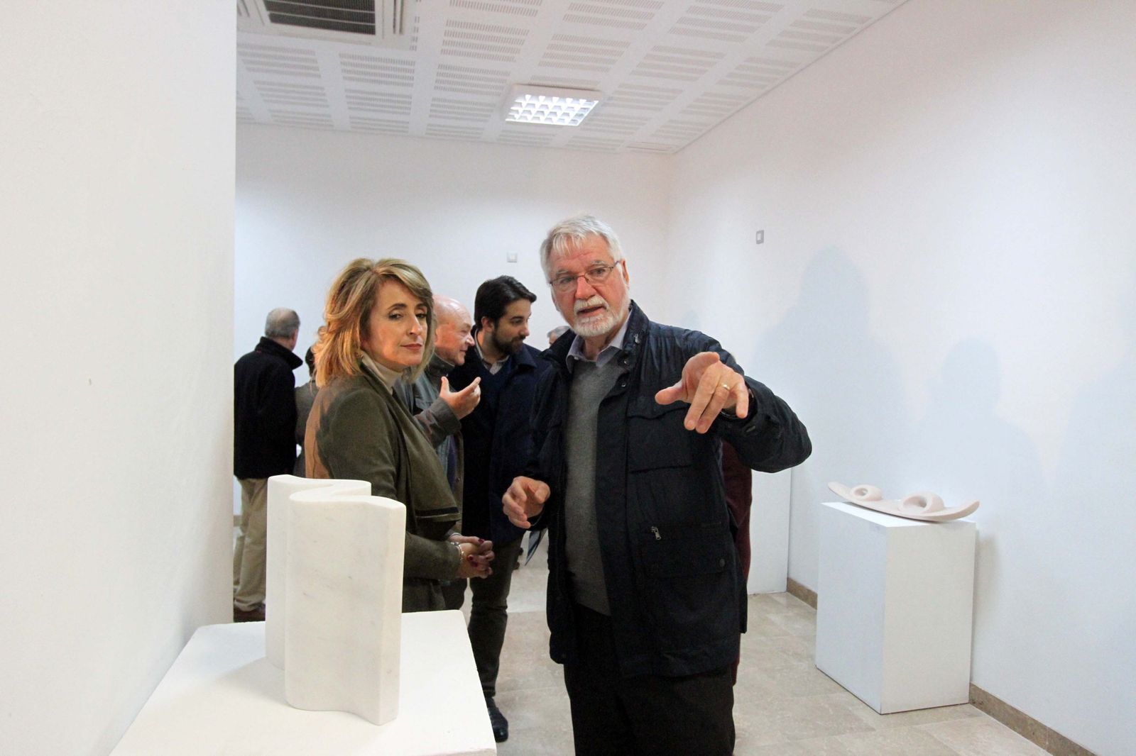 Inauguración de la exposición.