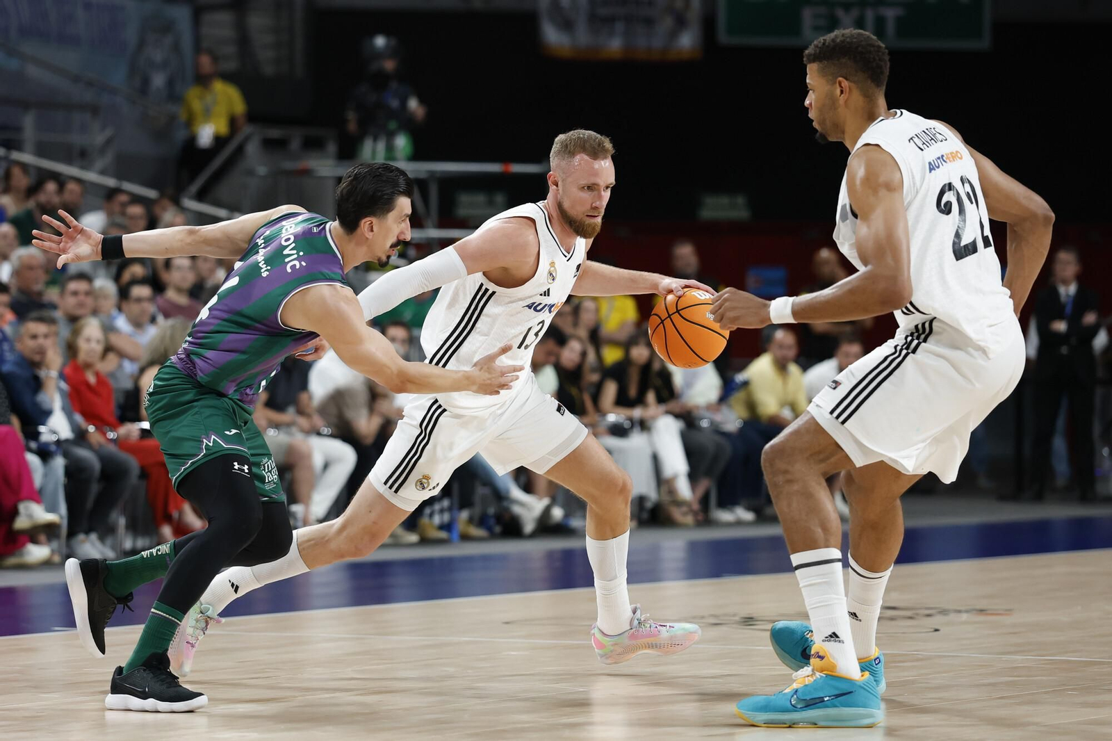 El Real Madrid-Unicaja en fotos