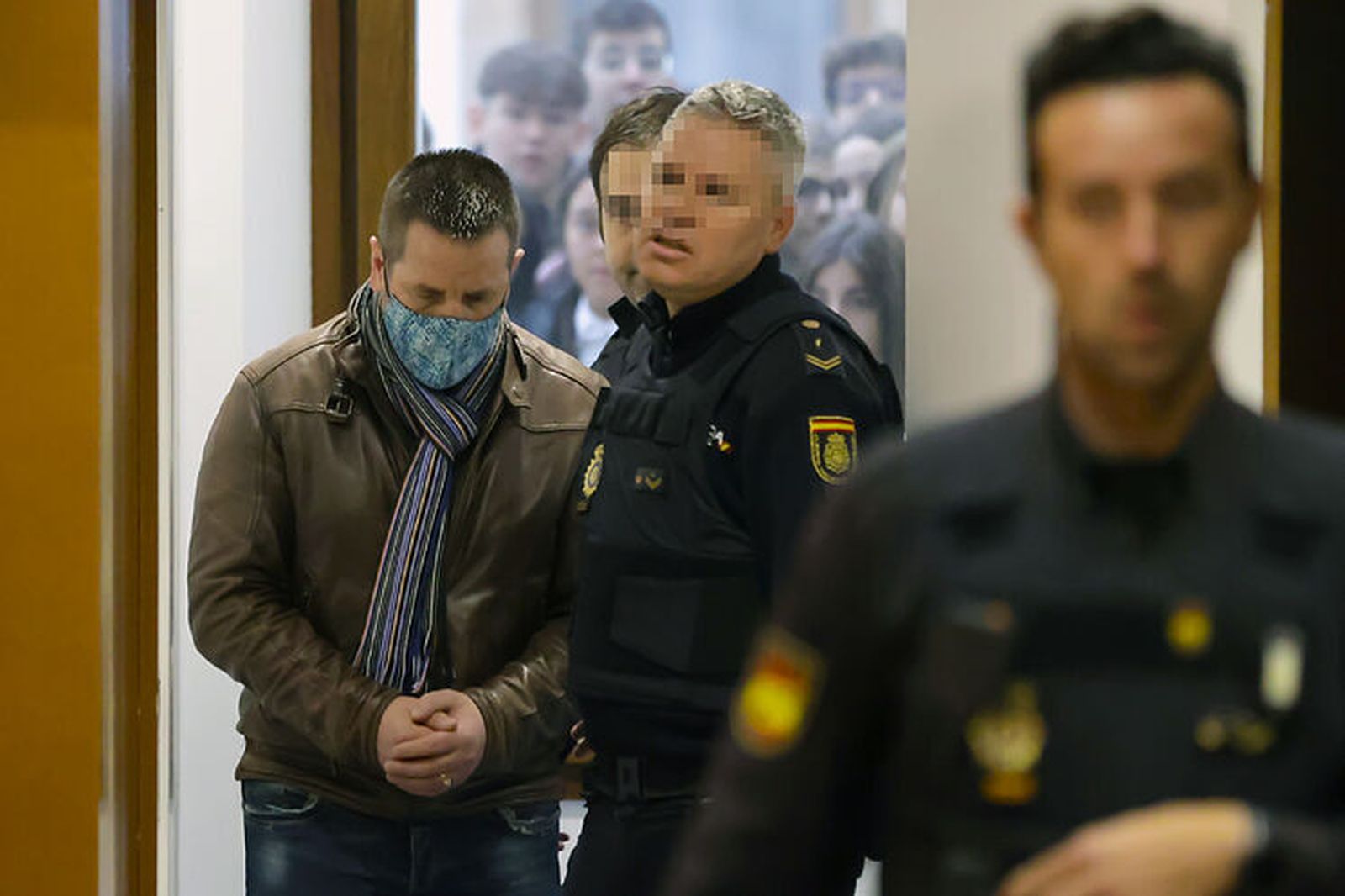 José Enrique Abuín en sy llegada a la sala