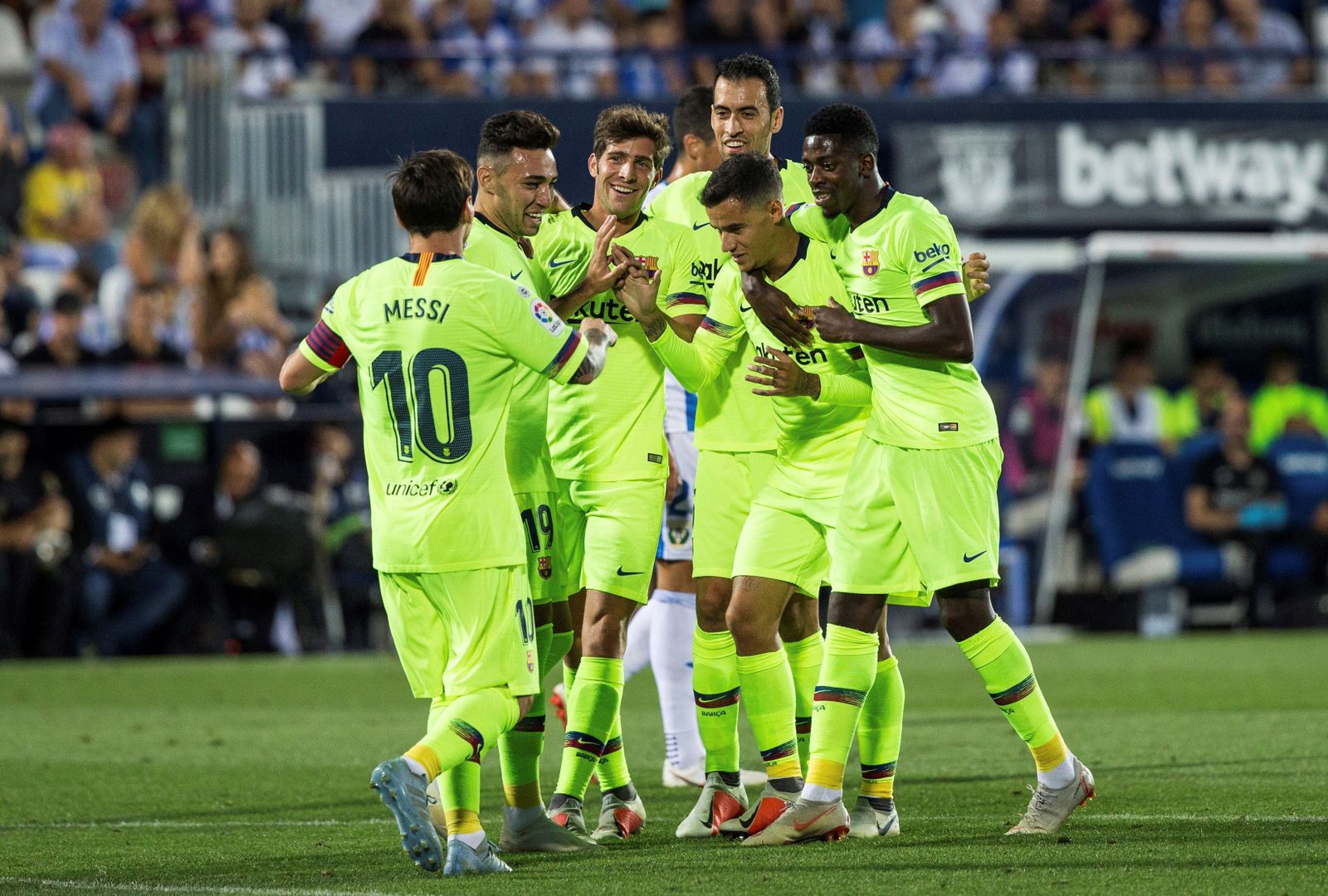 Las imágenes del Leganés-Barcelona