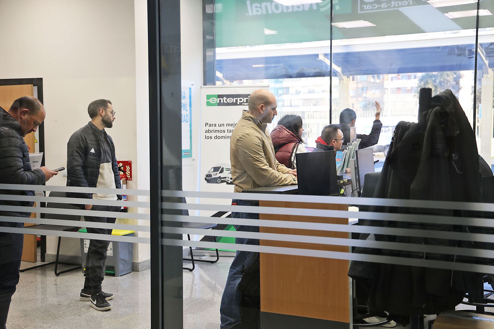 La estación de Huelva la mañana siguiente del trágico accidente