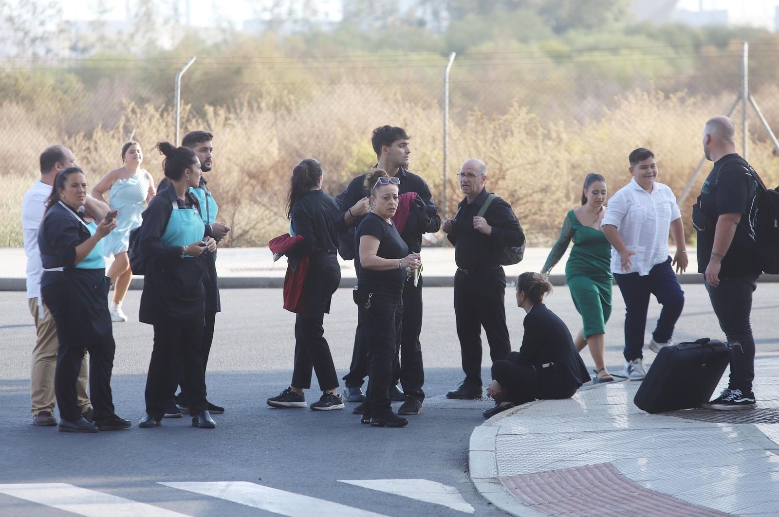 Imágenes del incendio en las instalaciones de Hierros España
