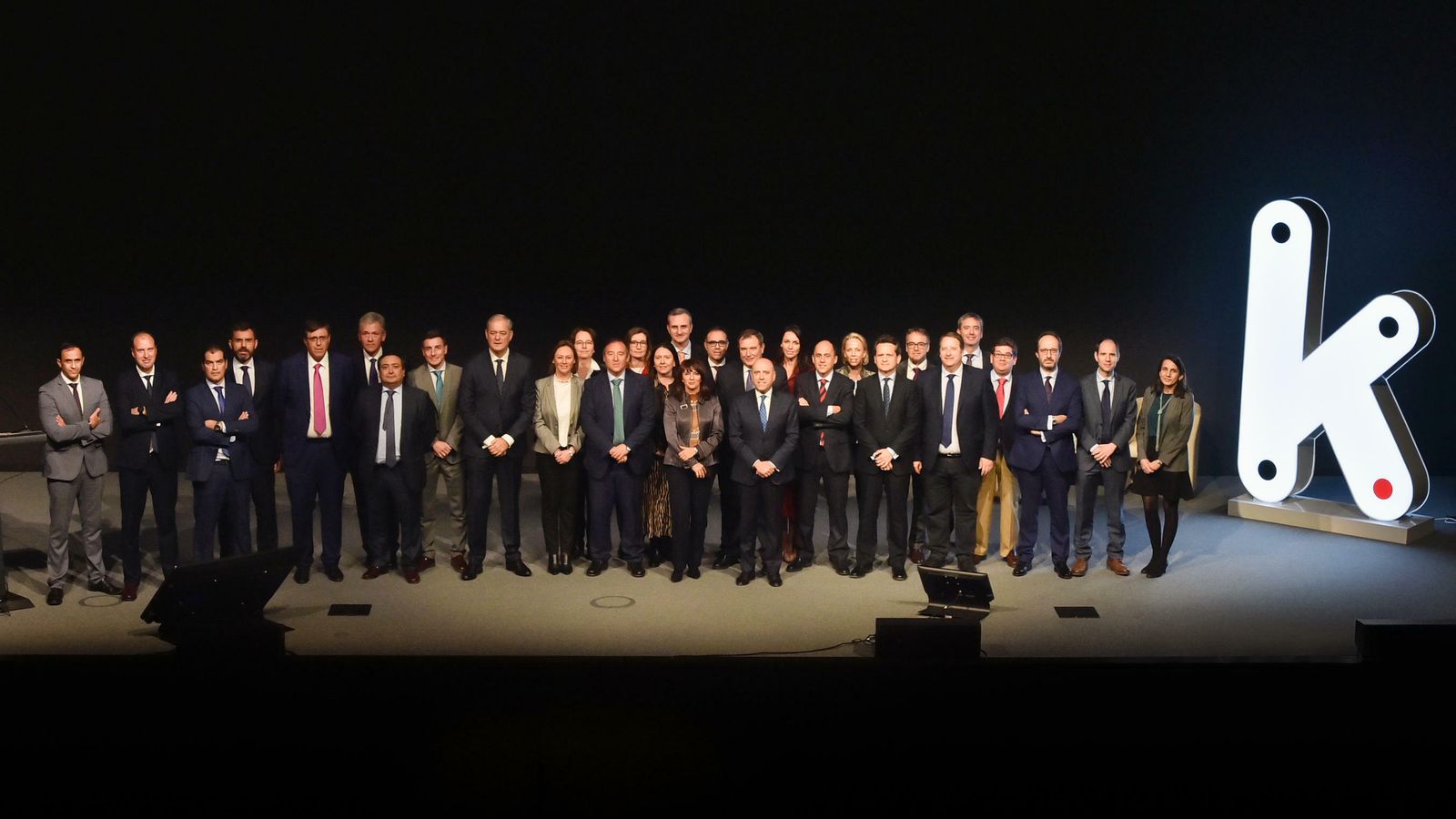 Directivos de Cajasur en la convención del Grupo