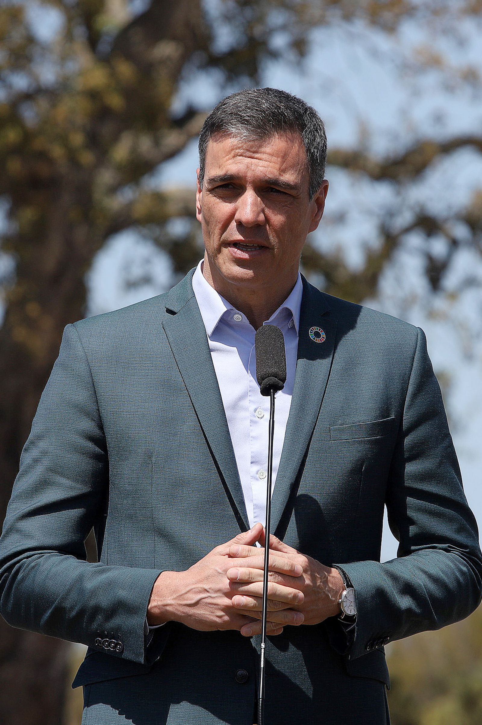 Imágenes de la visita de Pedro Sánchez a Doñana