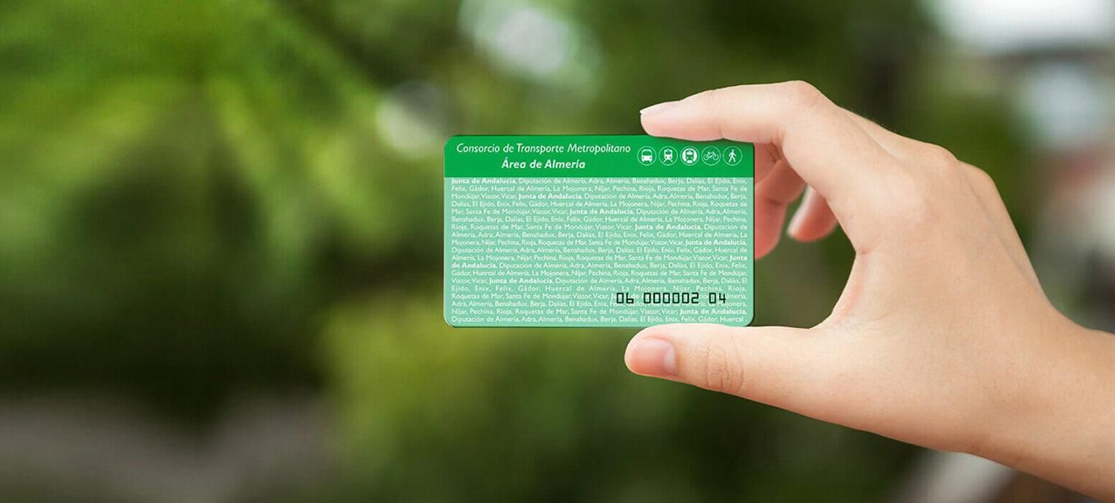 El uso de la tarjeta en el Consorcio de Transporte Metropolitano de Almeria se amplía a 22 municipios.