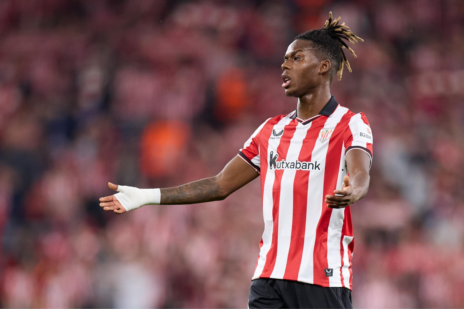 El Athletic Club-PSG, en imágenes