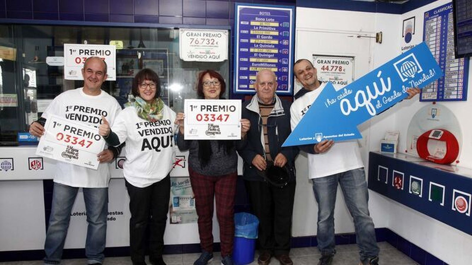 Punto de venta de lotería de Ayamonte