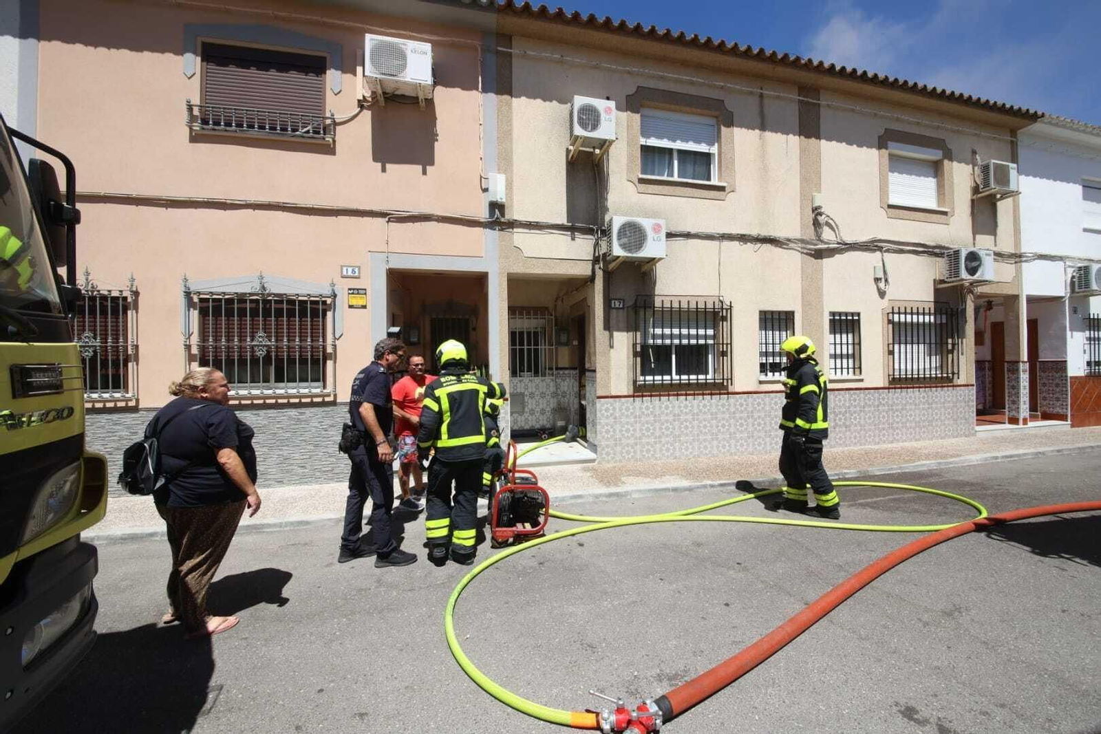 Incendio en una vivienda en Guadalcacín