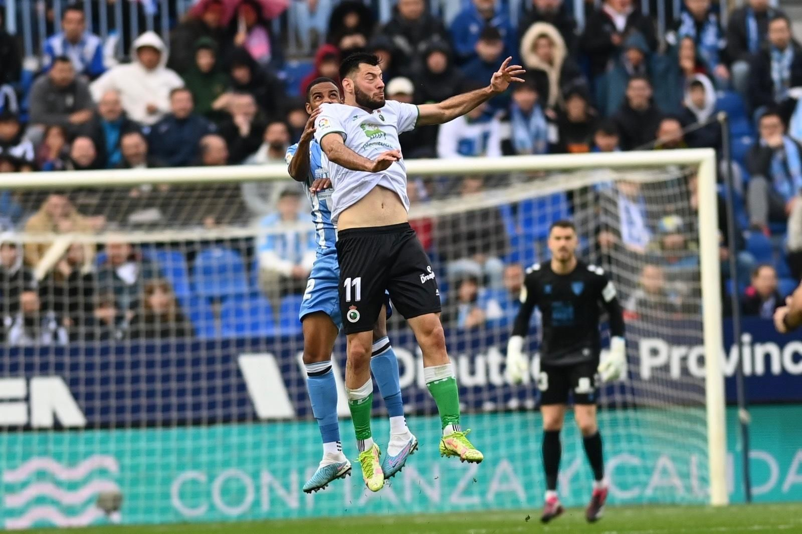 El Málaga CF-Racing, en fotos