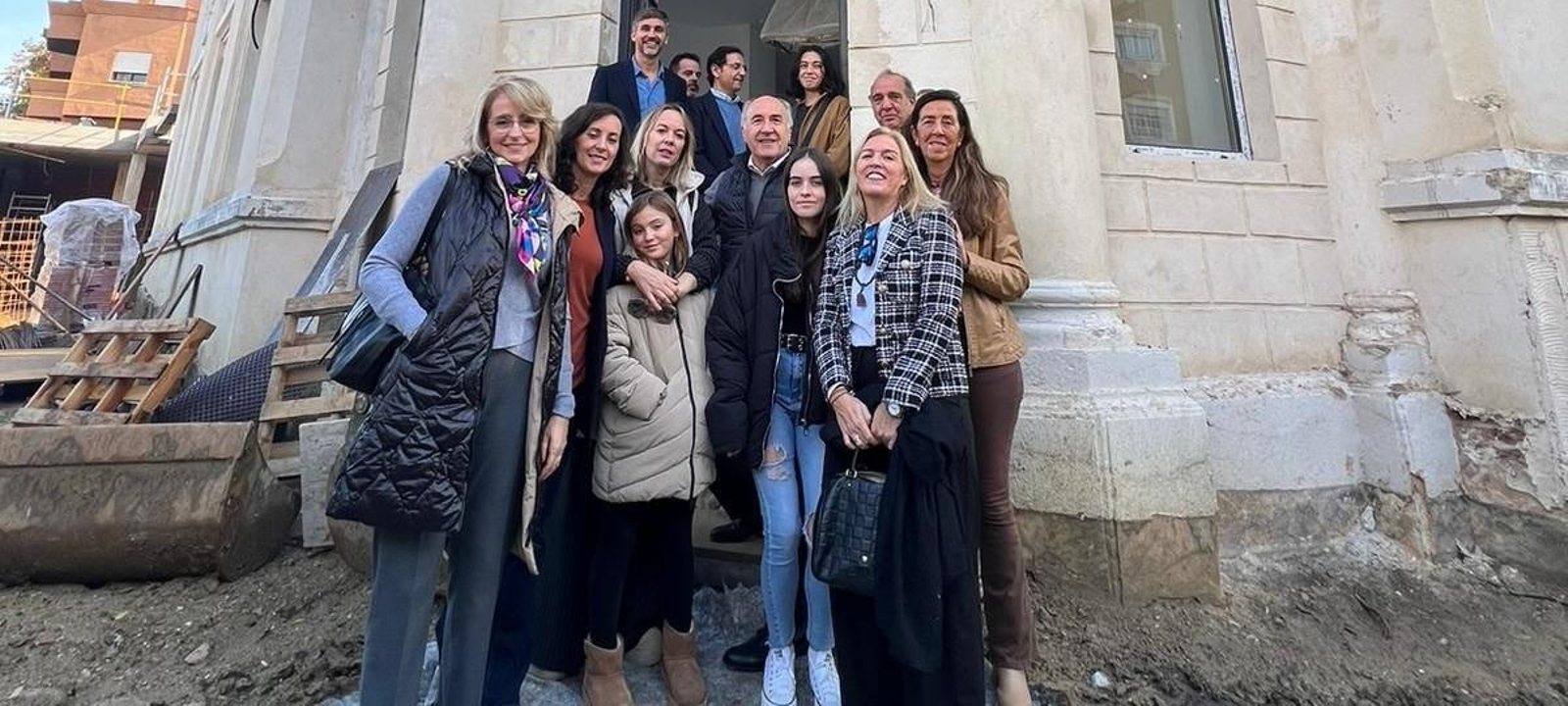 La familia de Paco de Lucía visita las obras del futuro Centro de Interpretación. La familia de Paco de Lucía visita las obras del futuro Centro de Interpretación.