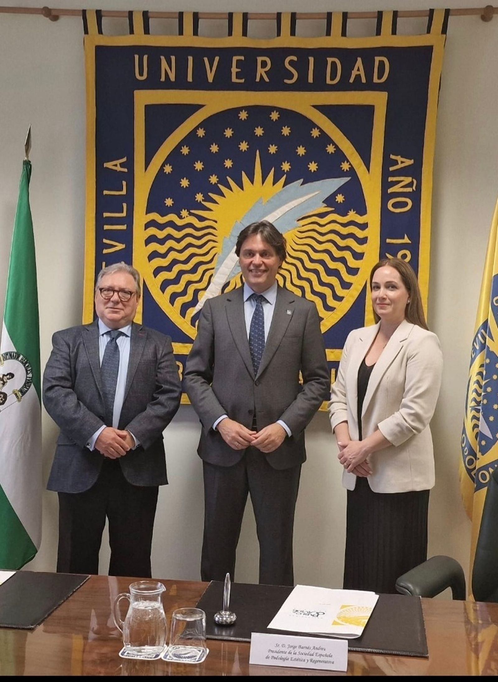 Jorge Barnés Andreu, Francisco Oliva Blázquez y Ana Checa Fernández.