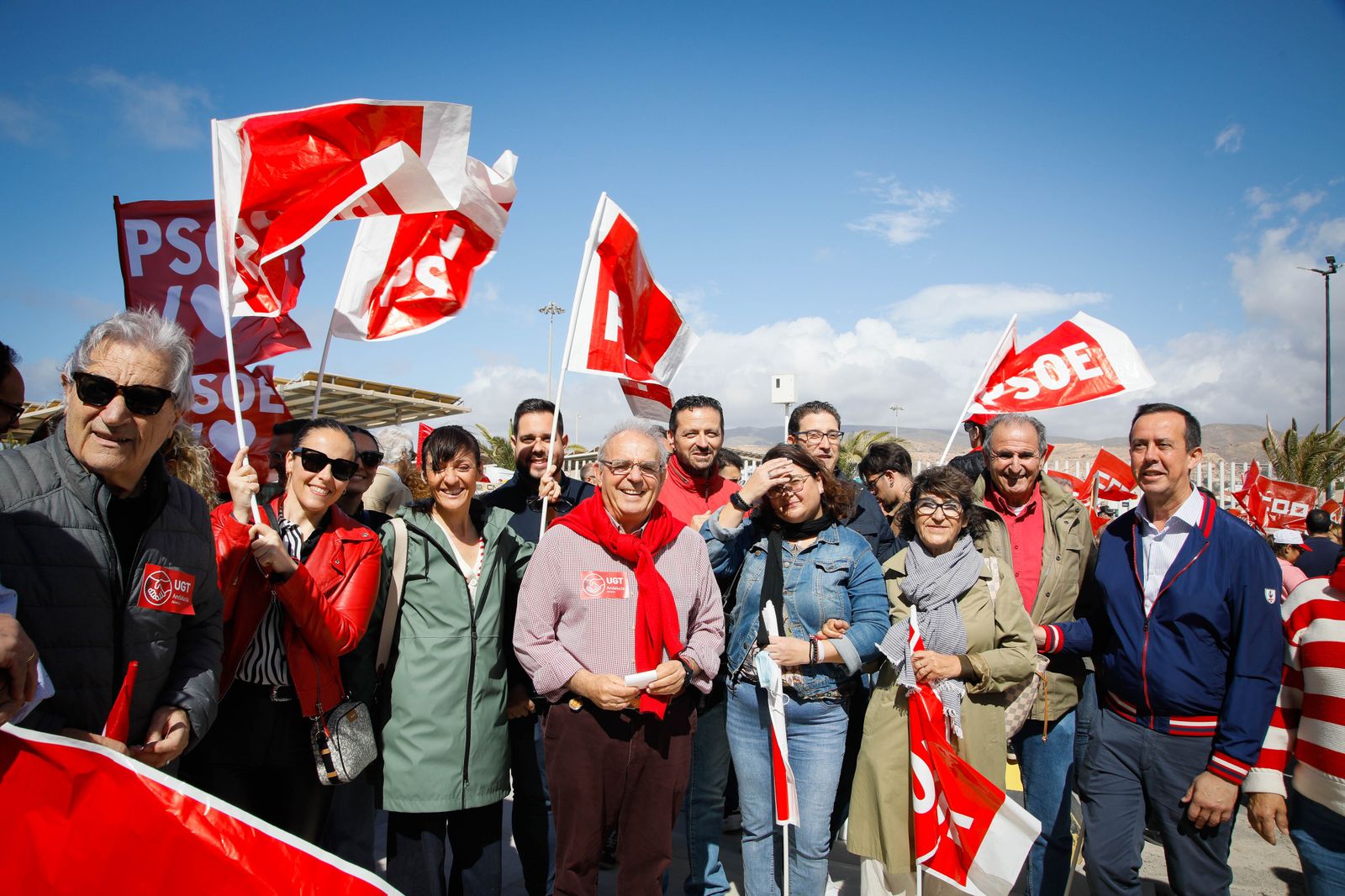 Las imágenes de la manifestación del Día del Trabajador en Almería