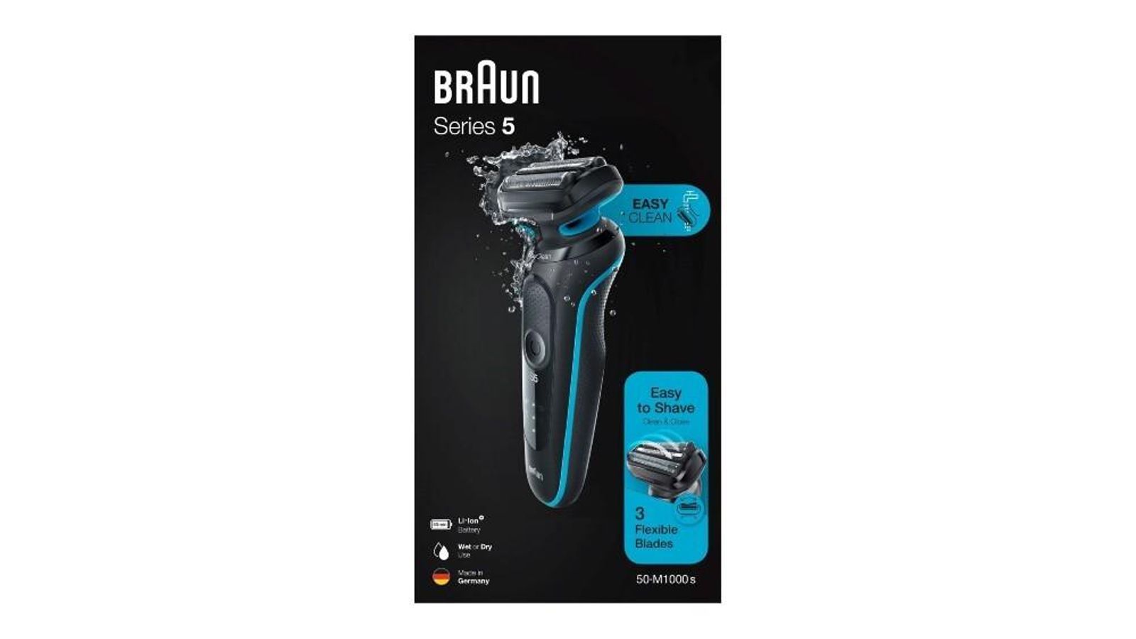 Máquina de afeitar eléctrica de BRAUN