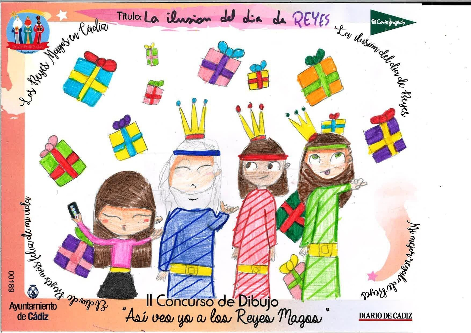Las felicitaciones finalistas del II Concurso de Dibujo 'Así veo yo a los Reyes Magos'