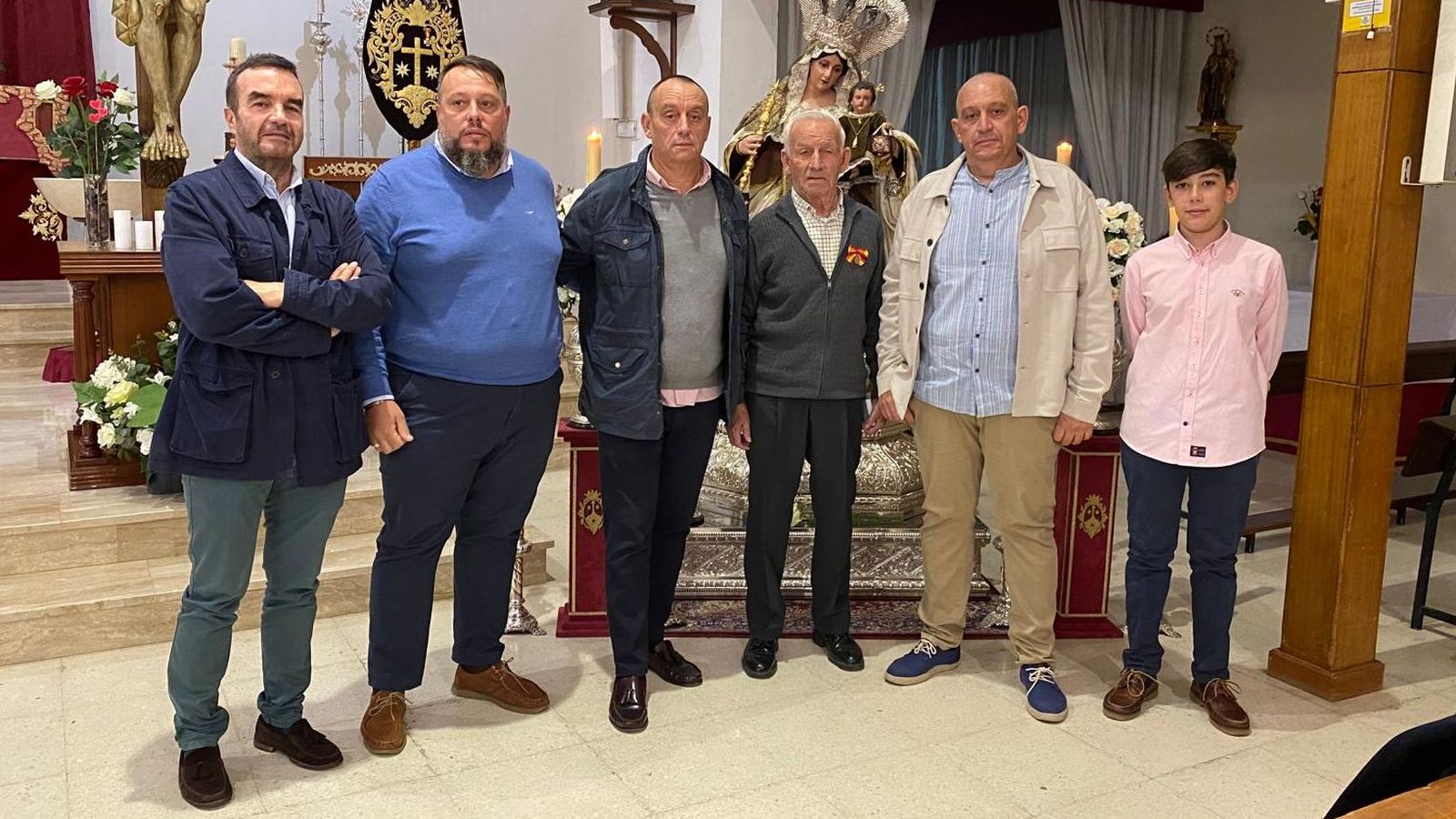 Una imagen del acto por el día del Hombre del Mar.