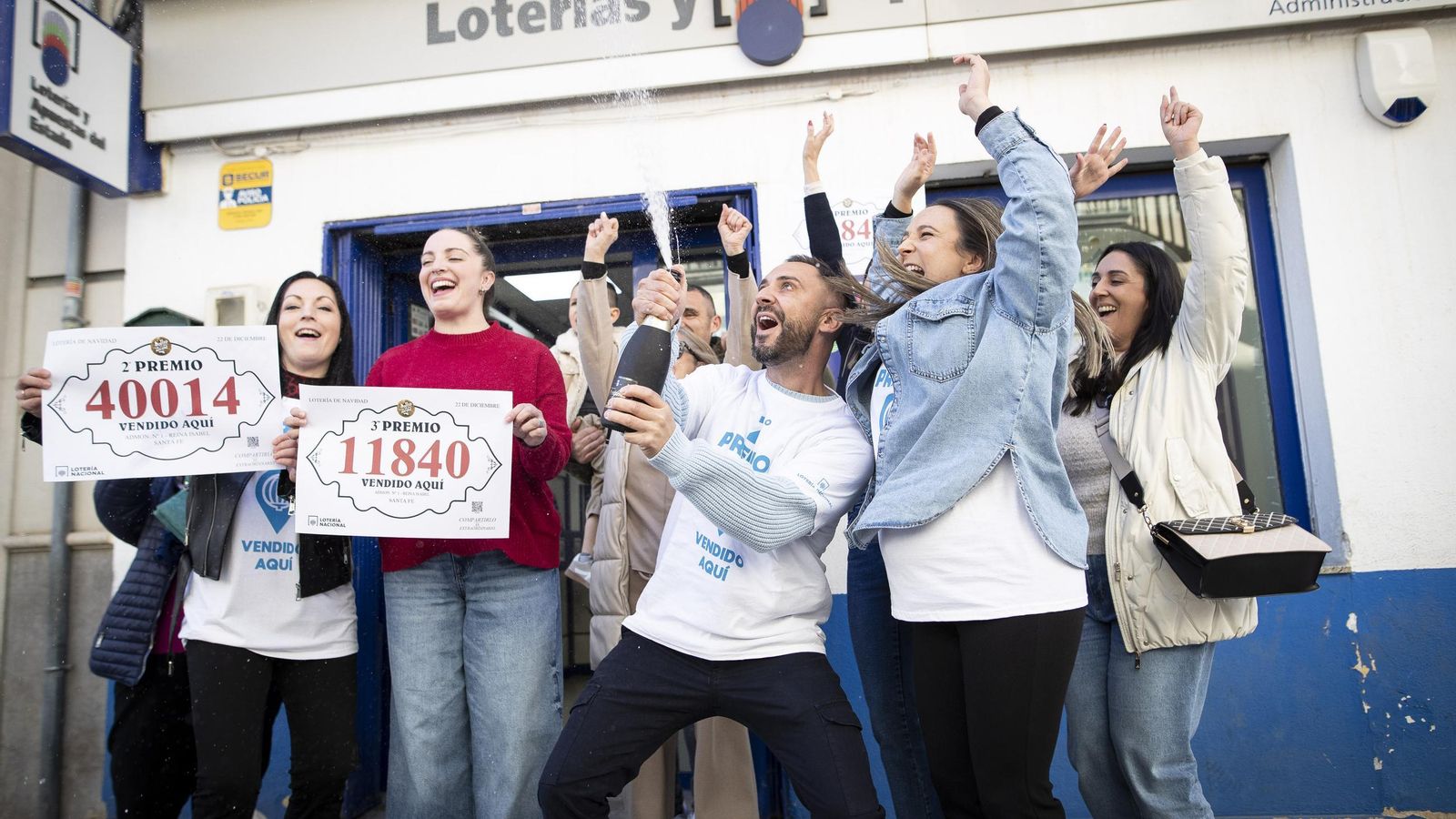 Dueños de la admistración de Lotería de Santa Fe que en 2024 repartió el tercer premio