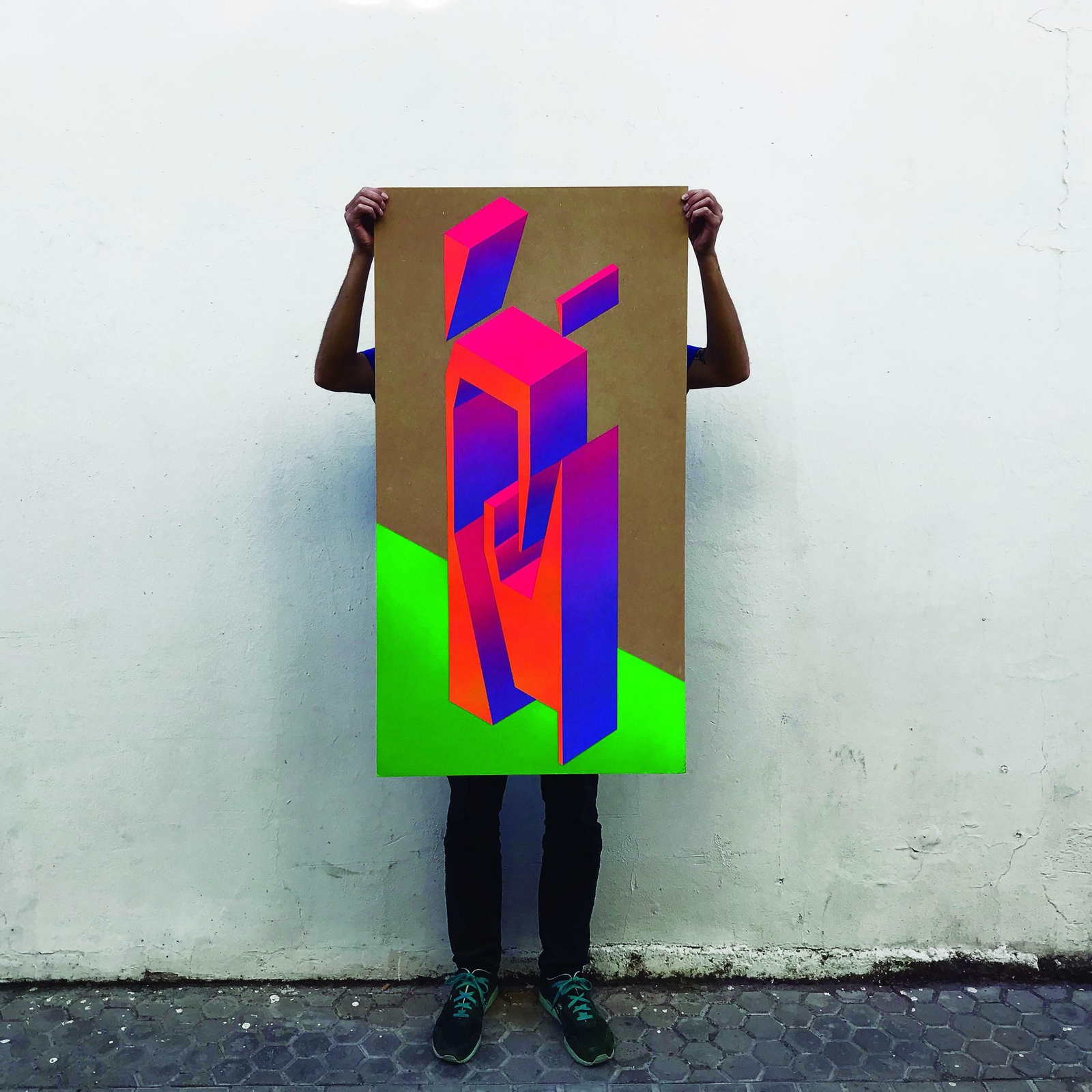 'Sin título', de Ignacio Mandrilli, artista participante de la Universidad de Sevilla.