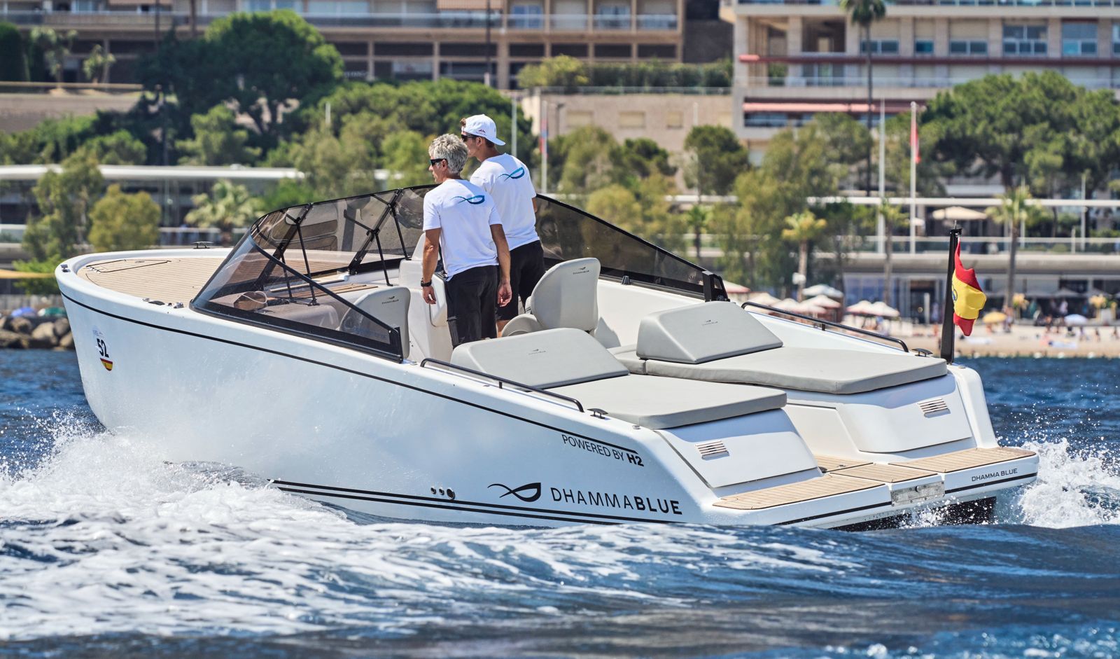 Una embarcación propulsada por hidrógeno.