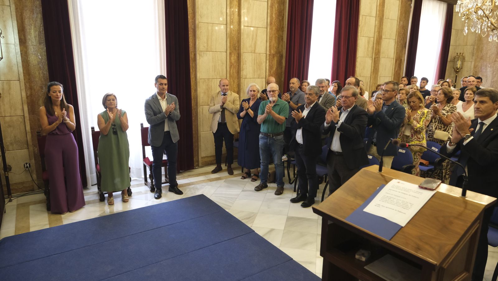 Homenaje póstumo a Hermelindo "Melo" Castro en la Subdelegación del Gobierno