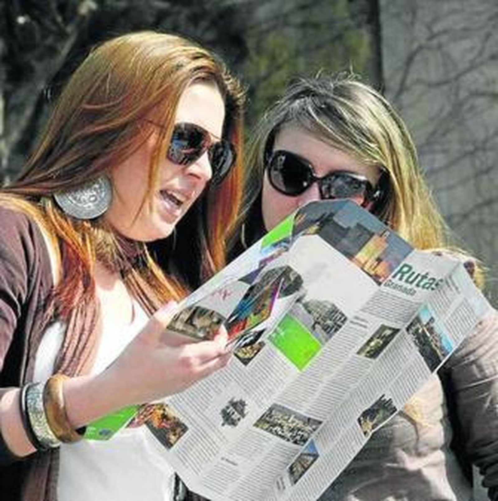 Turistas en Granada.