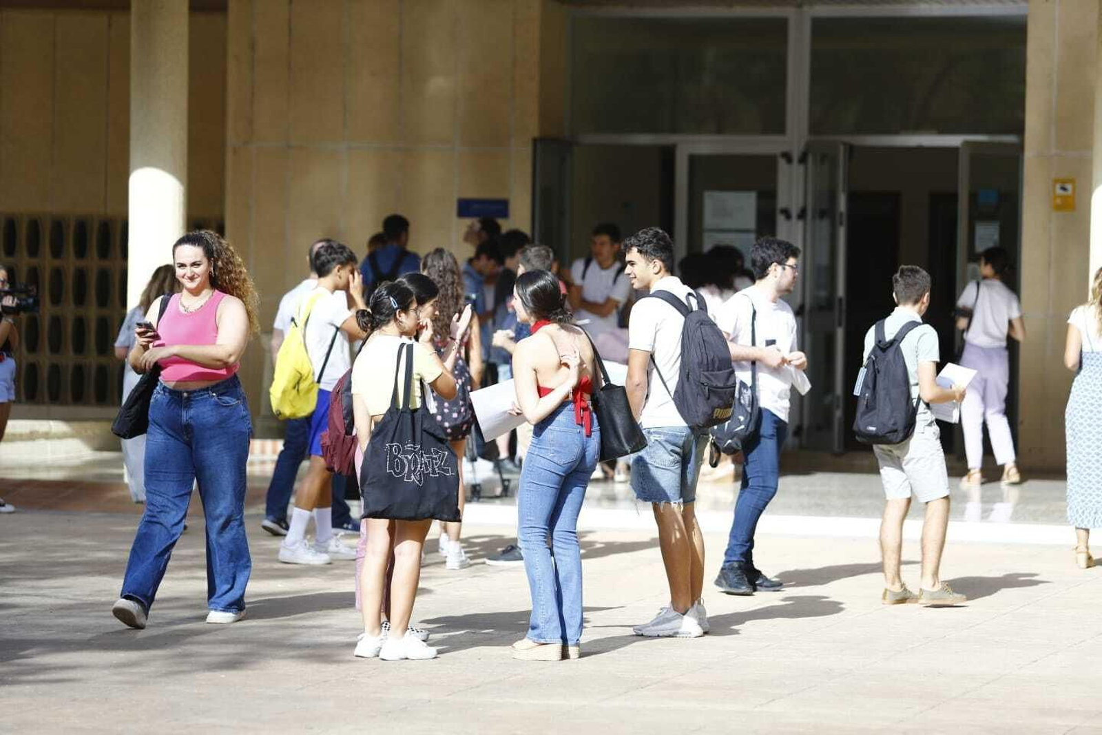 Selectividad 2022 en Málaga, en fotos