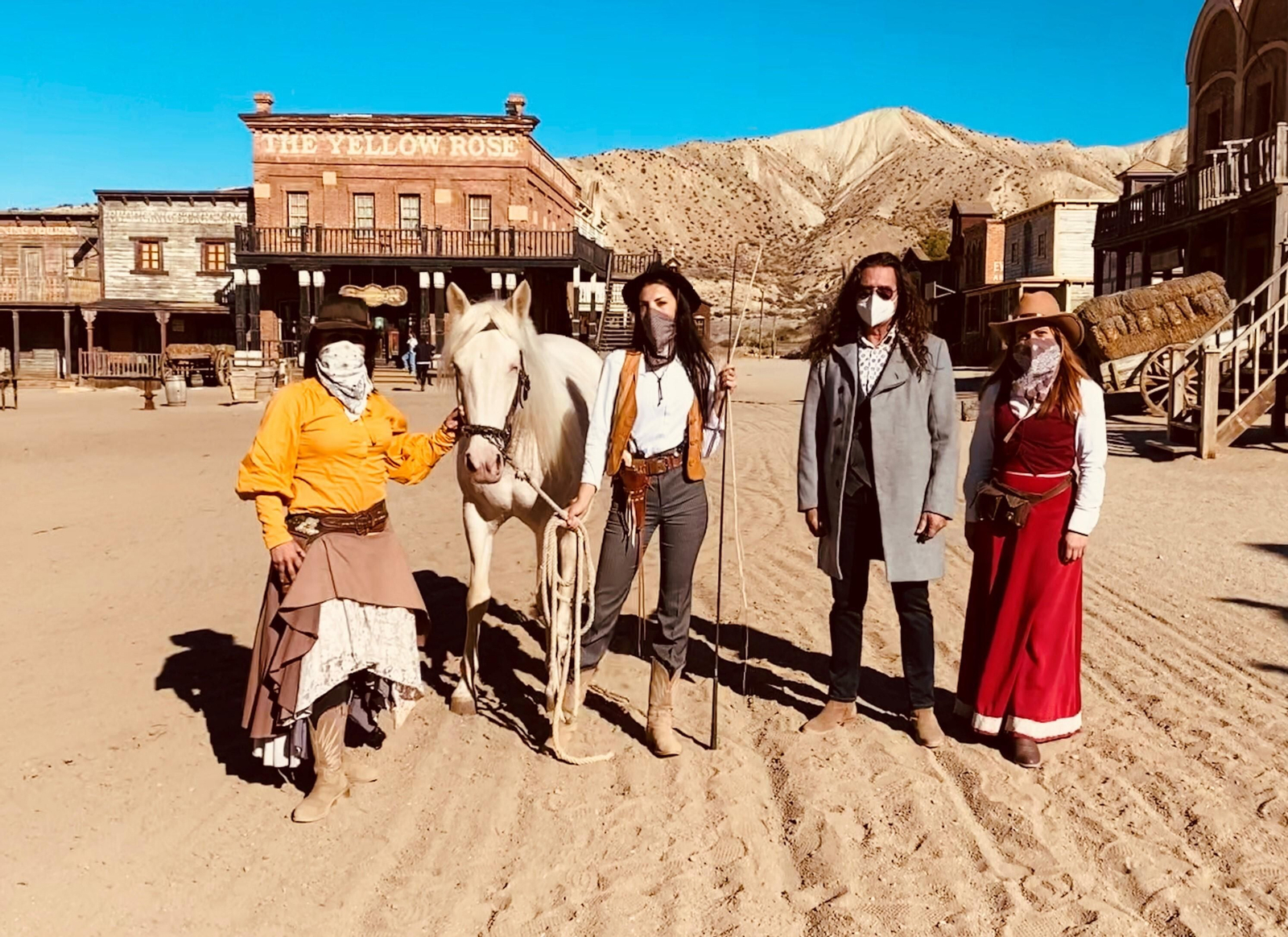 Tomatito hace unos días en el MiniHollywood.