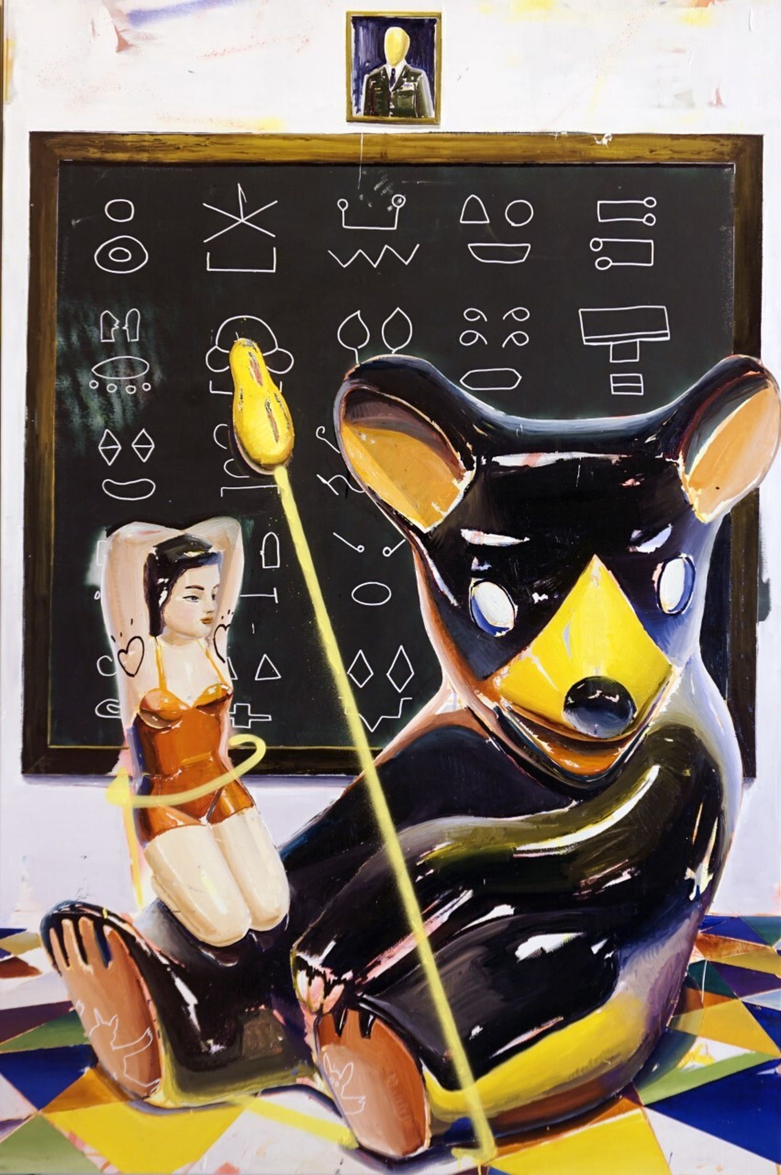 Detalle de una obra de Ana Barriga.