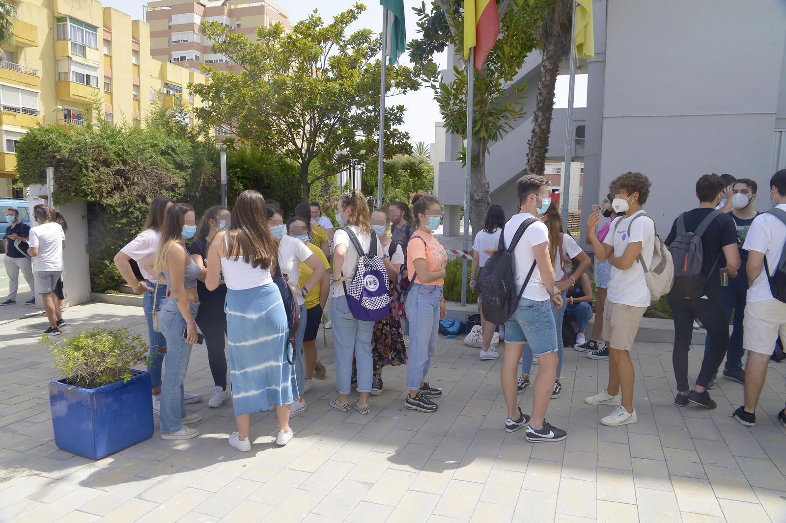 Fotos de las pruebas de la EBAU 2020 en Algeciras