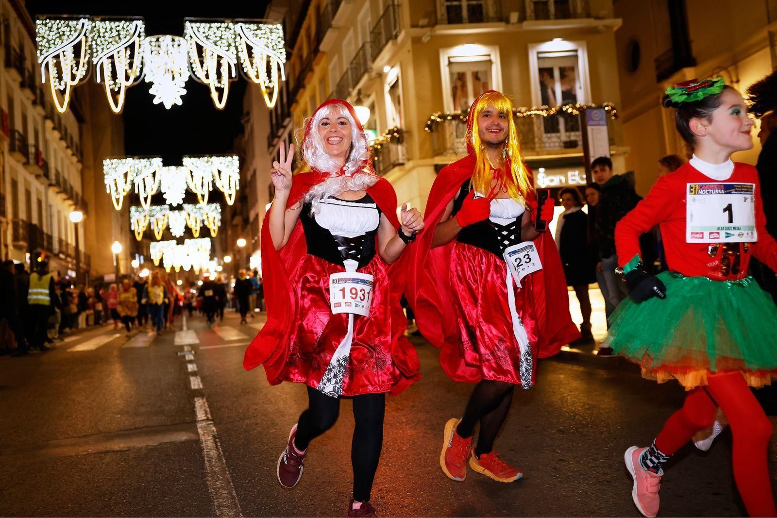 Las mejores imágenes de la Carrera Nocturna de Disfraces