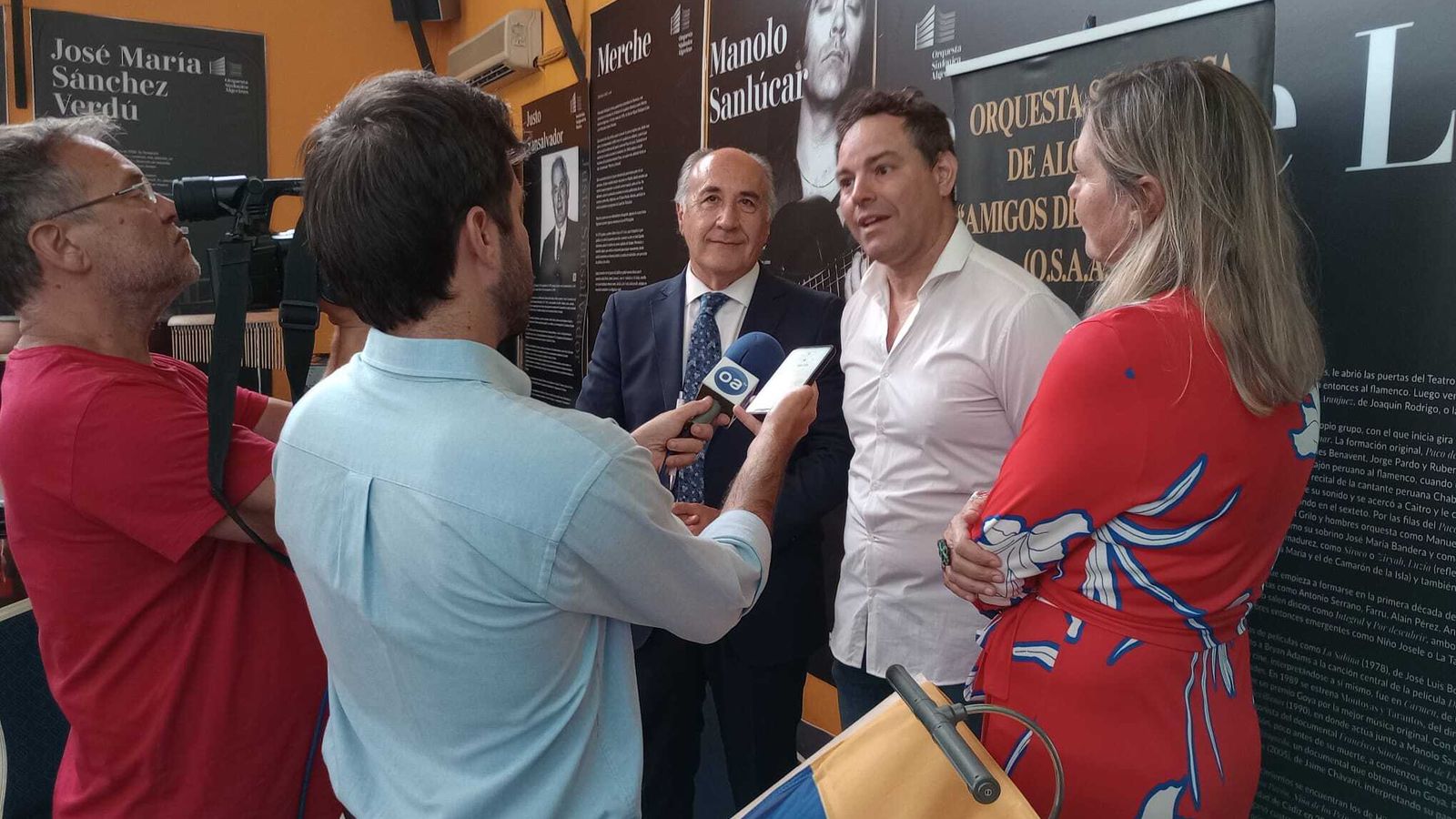 José Ignacio Landaluce y Juan Carlos Ocaña en el Cubo de la Música