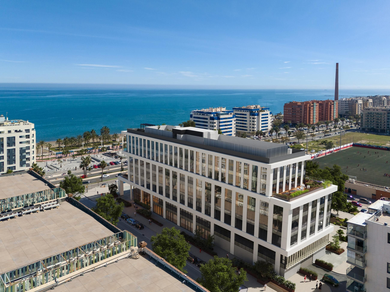 Vistas al edificio Ágora, que acogerá las oficinas de OpenCoWork
