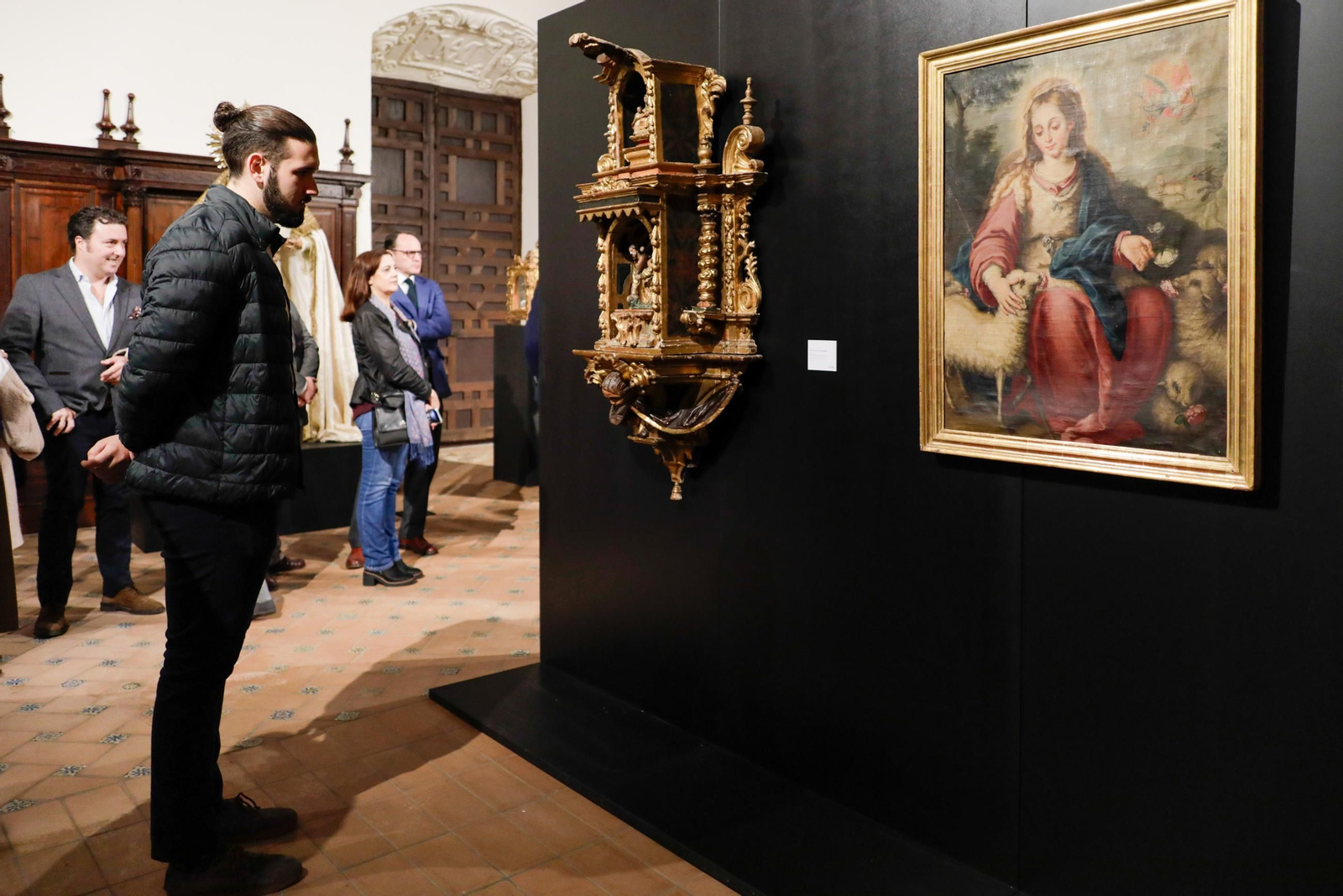 Inauguración de la exposición Devociones populares en las clausuras de Sevilla, en la Iglesia Santa Clara