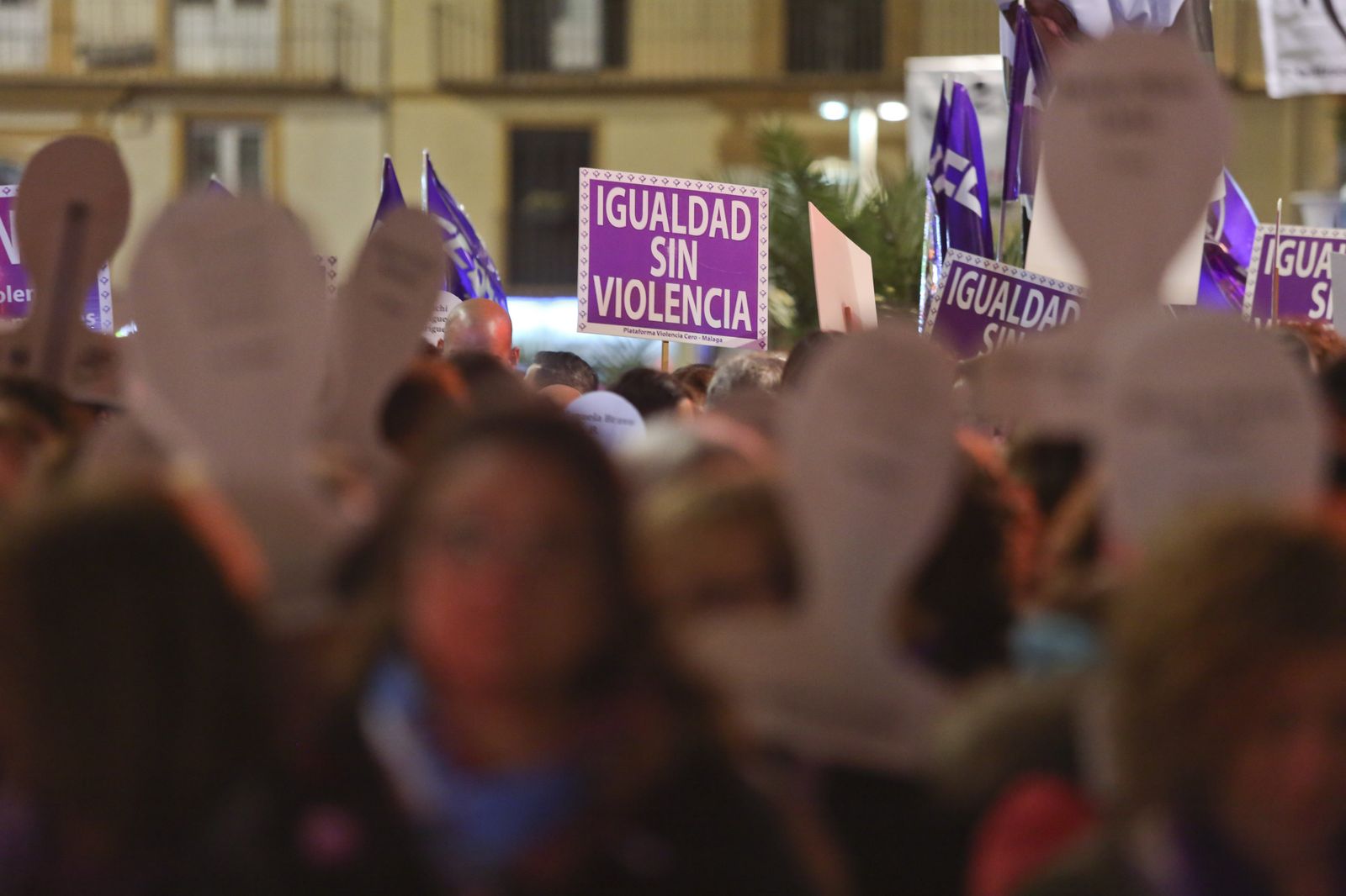 Fotos de la manifestación del 25N contra la violencia de género en Málaga
