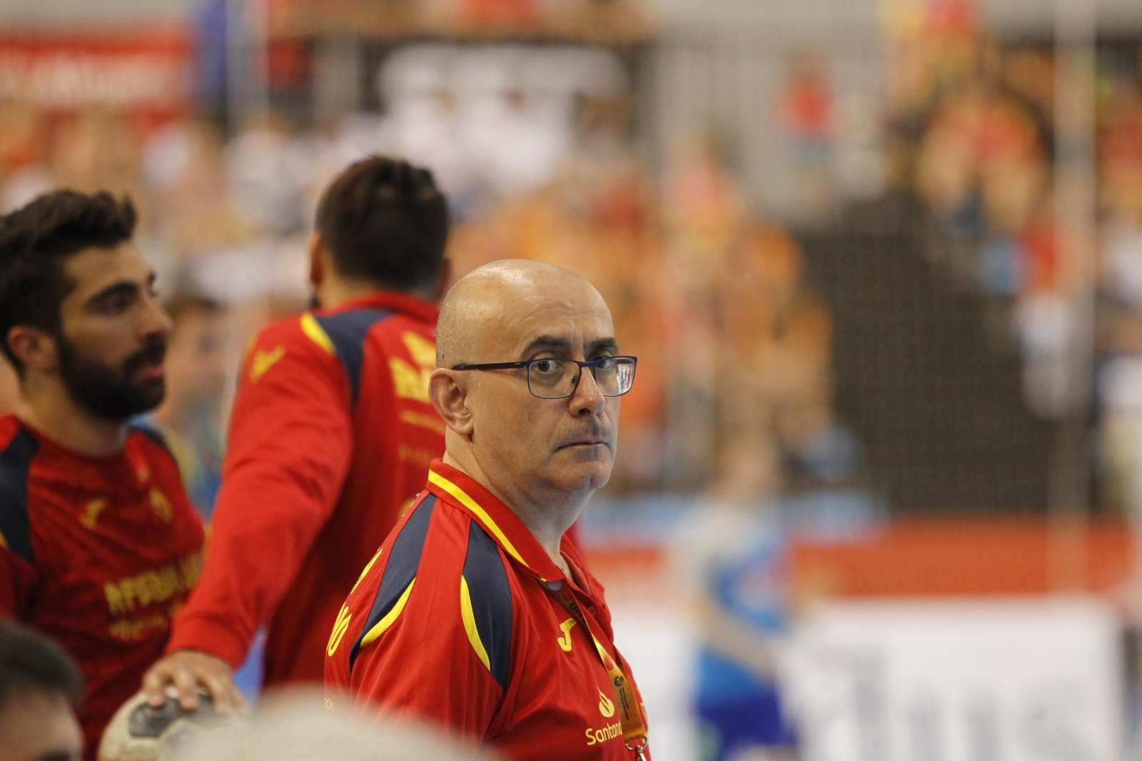 Fotogalería España-Suecia. Balonmano. Palacio Juegos Mediterráneos. Almería