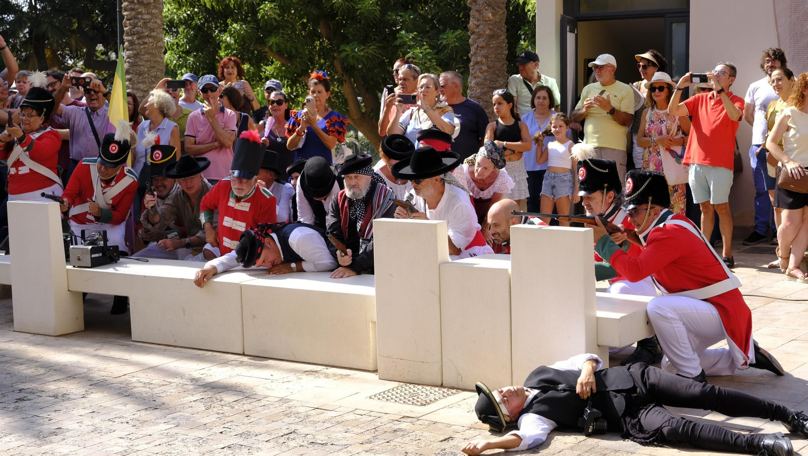 Recreación histórica de Los Coloraos, en imágenes