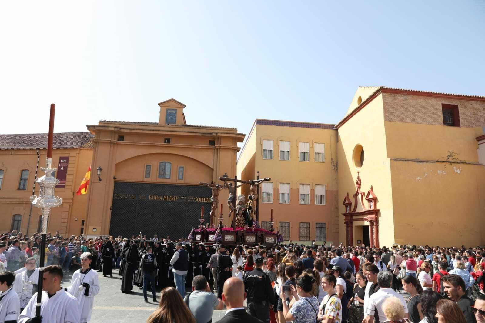 Las fotos de Dolores del Puente en el Lunes Santo en Málaga