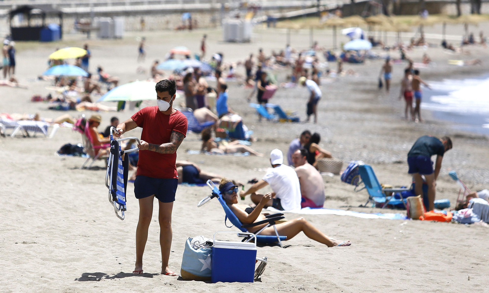 Fotos de las playas de Huelin: parecía Tarifa