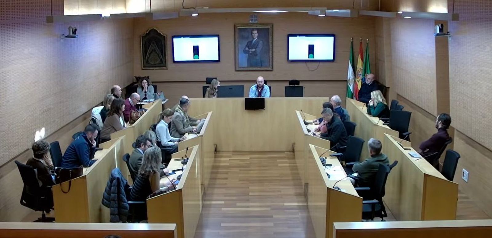 Una imagen del pleno de este viernes.