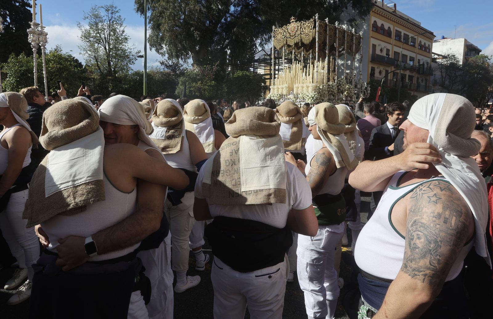 Las imágenes de la hermandad de La Trinidad en la Semana Santa de Sevilla 2024