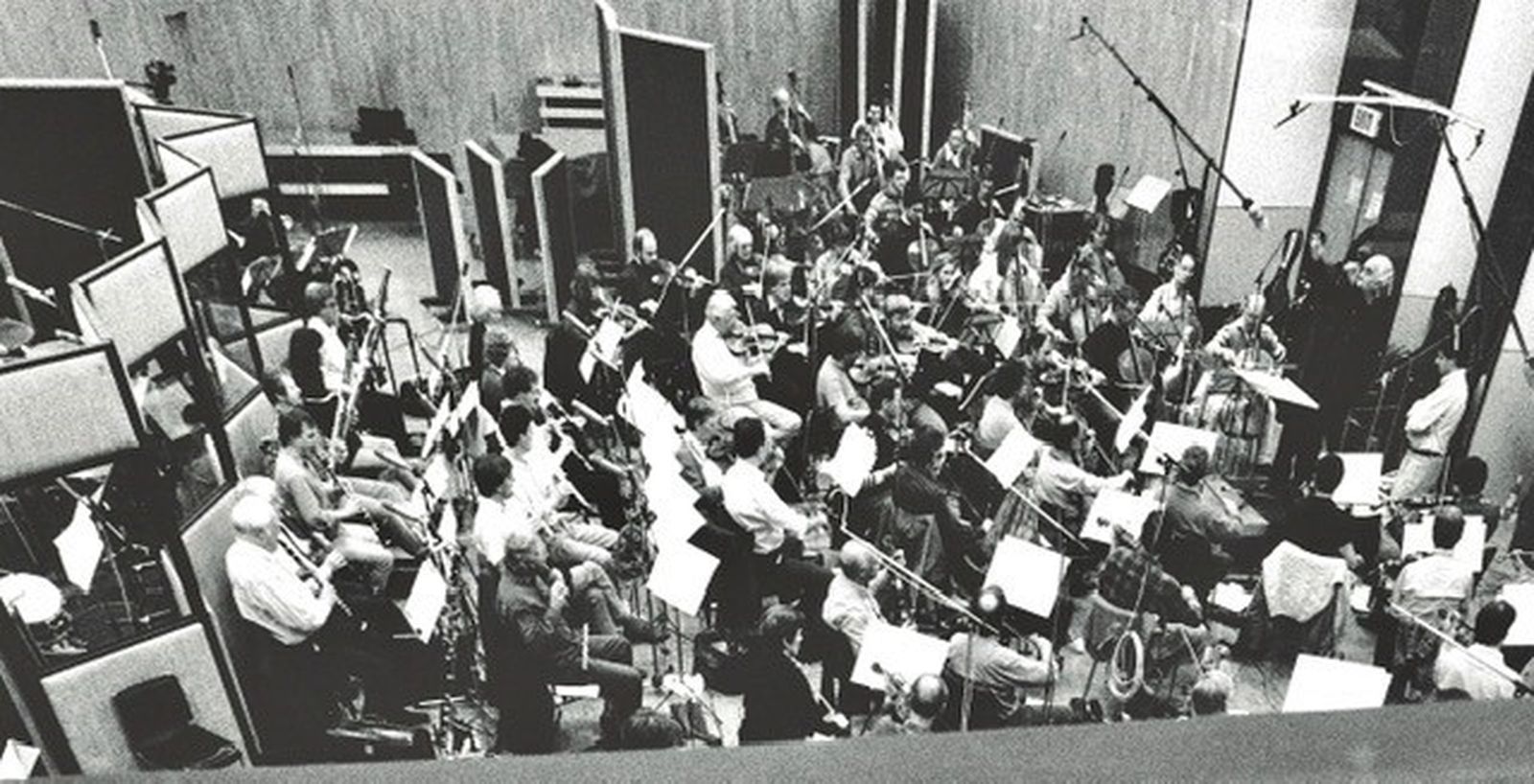 Un momento de la grabación de la banda sonora de 'Semana Santa' en Londres.