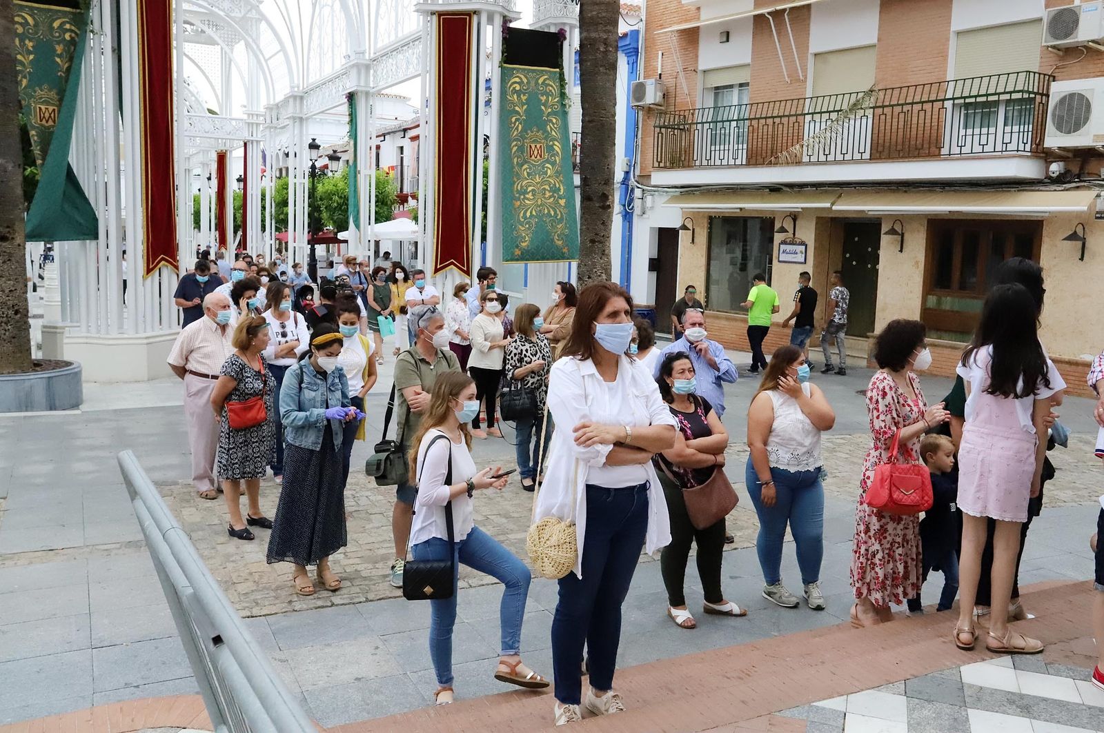 Imágenes de la Virgen del Rocío en el Lunes de Pentecostés 2020