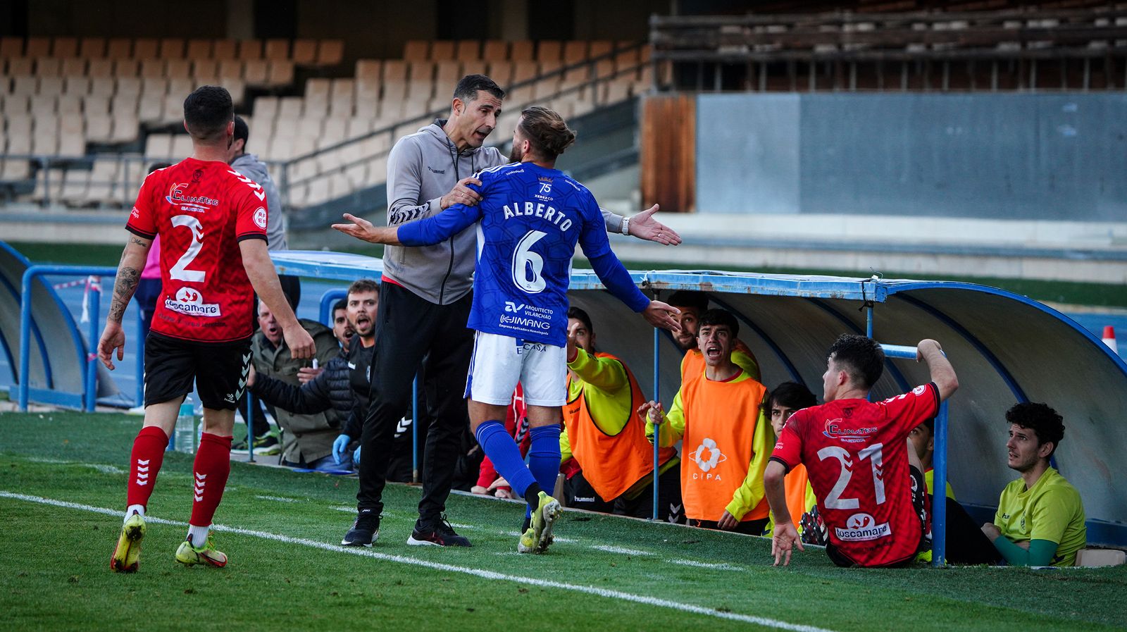 Partido del Xerez CD - Cartaya (0-2)