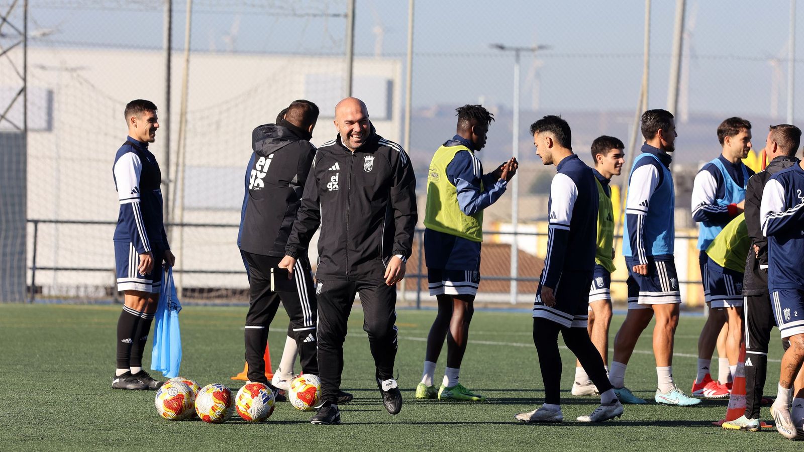 Imágenes del entrenamiento del Xerez CD en Picadueñas