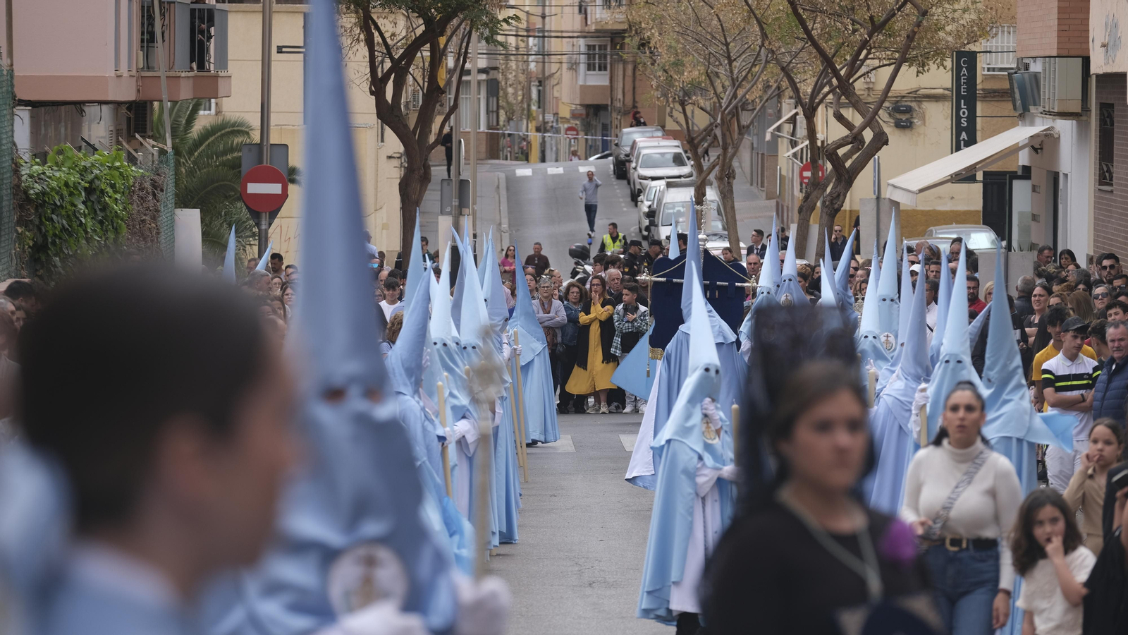 La procesión de Los Ángeles en Almería, en imágenes