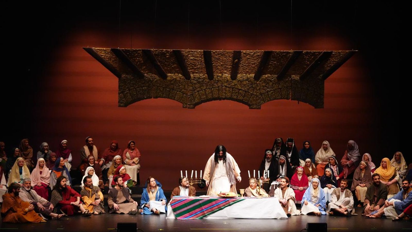 Un momento del musical en el Teatro El Silo de Pozoblanco.